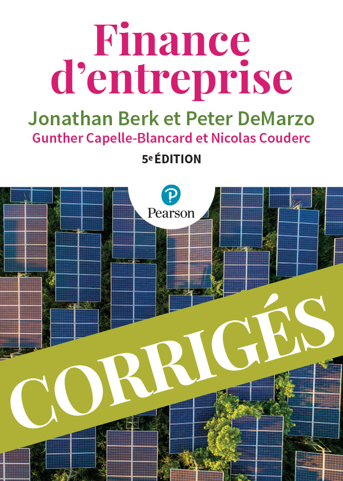 Finance d'entreprise - Les corrigés