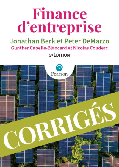 Finance d'entreprise - Les corrigés